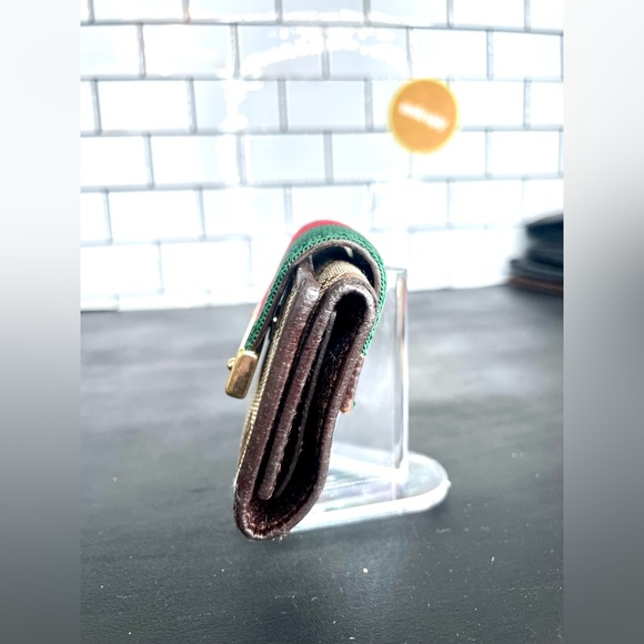 GUCCI SHERY LINE GG Logo Canvas 6 Ring Key Case Authentic - Picture 2 of 7